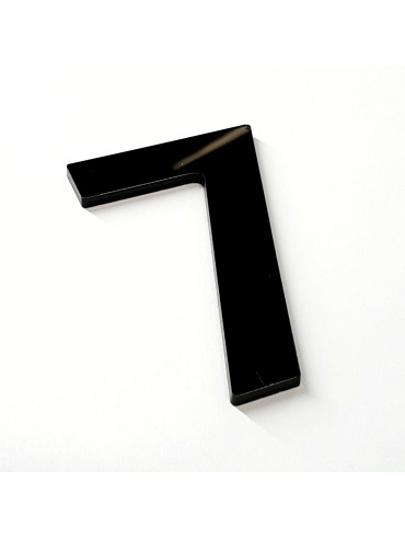 7 - 4D Number Plate Digit 3mm (Motorbike)