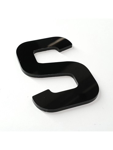 S - 4D Number Plate Digit 3mm (Motorbike)